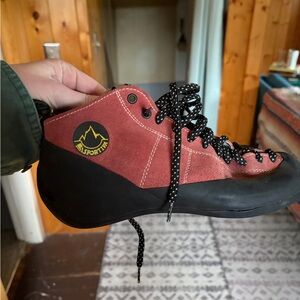 La Sportiva Red and Black Athletic Shoes